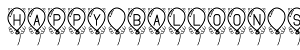 Happy Balloon St font preview